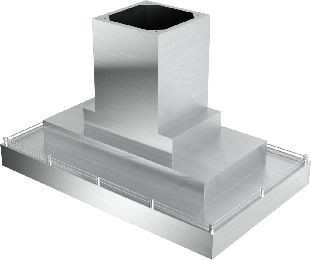 Contemporary Hood with Double Rectangle