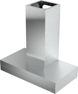 Contemporary Wall Mount Hood with Low-Profile Blower (V-Line)