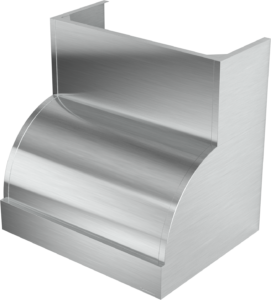 Professional Convex Wall Mount Hood with Baffle Filter (M-Line)