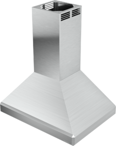 Euro Pro Island Hood with Emerald-Cut Edges, Ductless Ventilation (ARS)