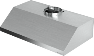 Hood shown in Stainless Steel - Perspective View