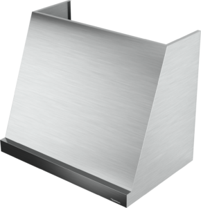 Professional Wall Mount Hood with Offset Lip – Tall Profile, Magic Lung® Blower
